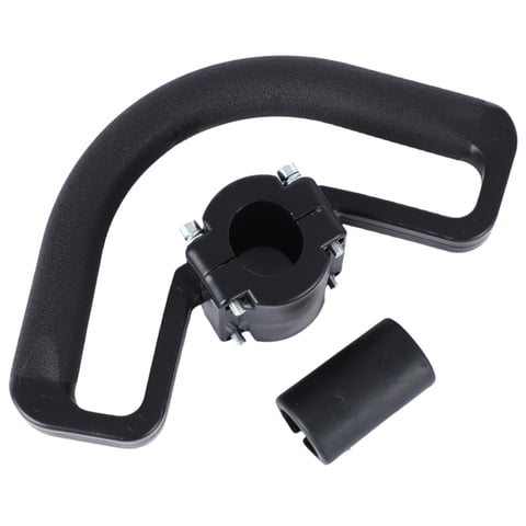 Ioensy - Barra De Mango De Bucle Para Cortacésped De Mochila De Repuesto, 8,6X4,7 Pulgadas, Con Funda Antideslizante, Color Negro