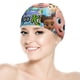 thumbnail image 5 of Loo Loo Kids Gorro de Natación de Licra, Gorro de Baño de Tela Cómoda, Gorro Elástico Antideslizante para Hombres, Mujeres y Niños, 5 of 6
