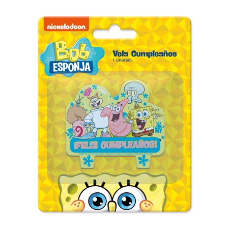 Velas Cumpleaños Bob Esponja