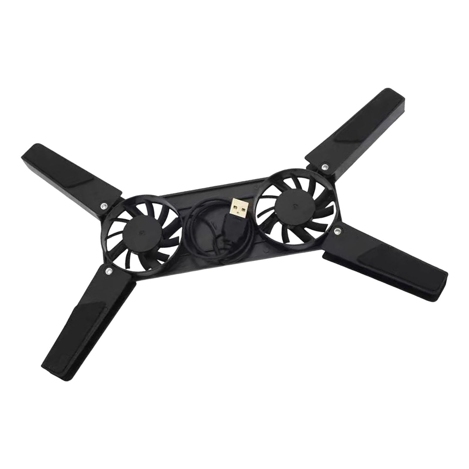 Bothyi - Soporte De Refrigeración Para Ordenador Portátil Con Doble Ventilador Alimentado Por Usb Para Varios Ordenadores Portátiles