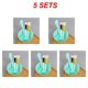 thumbnail image 1 of 1/3/5SETS Mask Bowl Health And Safety Easy To Clean 1 Set Green Makeup Tools Silicone Brush Not Easily Deformed Soft Material, 1 of 3