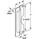 thumbnail image 2 of Tapa de placa Latch Guard Prime-Line U 9496 de acero inoxidable, 2 of 4