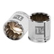 thumbnail image 1 of Dado Poligonal Pulgadas Cuadrante 1/2" 1.1/4", 1 of 2