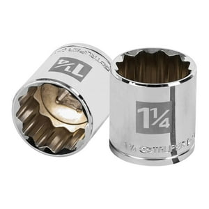 Truper - Dado Poligonal Pulgadas Cuadrante 1/2"" 1.1/4""