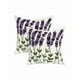 thumbnail image 2 of Pack de 4 Fundas para Cojines Sin Relleno con Diseños Bordados Lila, 2 of 3