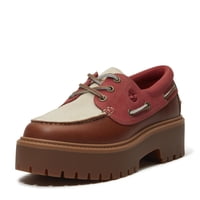 Zapatos Timberland Stone Street Boat Para Mujer, Color Óxido, Talla 9Us