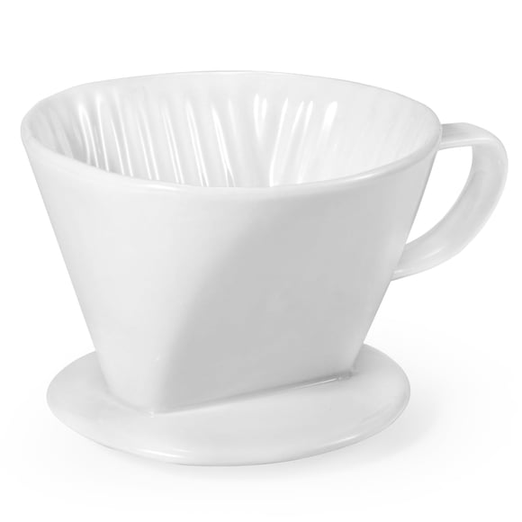 Gotero para café Noarixa, 3 orificios, cerámica, color blanco
