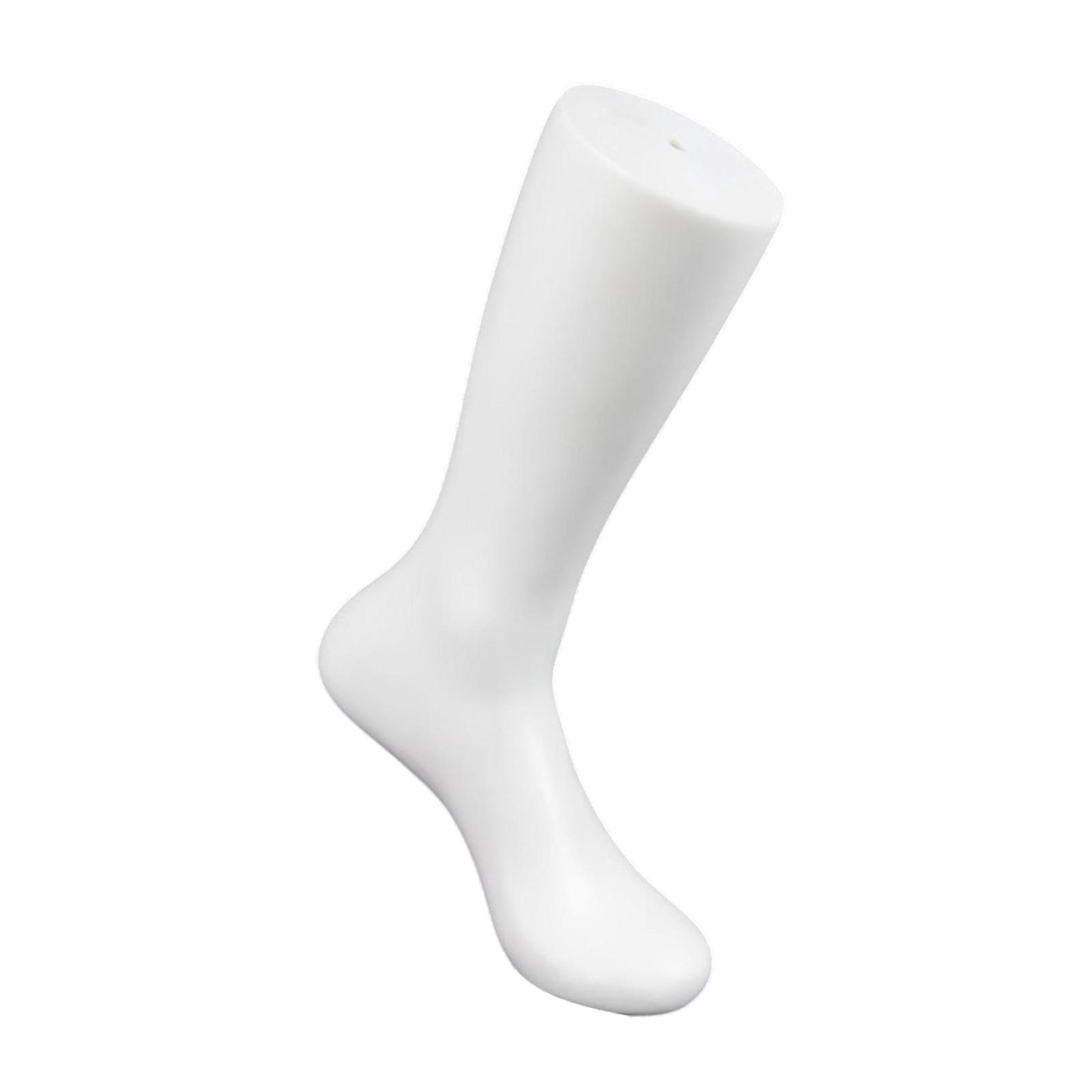 Ioensy - Maniquí De Pie De Calcetín Para Exhibición Comercial Infantil Modelo De Exhibición De Pie De Calcetín Blanco 37 Cm