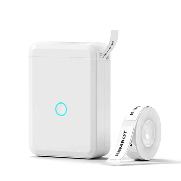 Rotuladora NIIMBOT D110 con Bluetooth recargable, color blanco