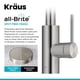 thumbnail image 5 of Grifo de cocina Kraus Oletto de acero inoxidable sin manchas KPF-2620SFS, 5 of 9