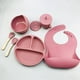 thumbnail image 1 of Kit De Alimentación For Bebés De Silicona Platos Baberos, 1 of 4