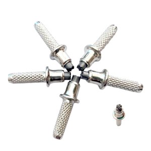 Ioensy - 5X Alpenstock Rod Tip Trekking Bastones Punta Para Escalada Montañismo Caminar