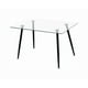 thumbnail image 1 of Mesa Rectangular De Vidrio Prince Premium 130 Base Negra, 1 of 3