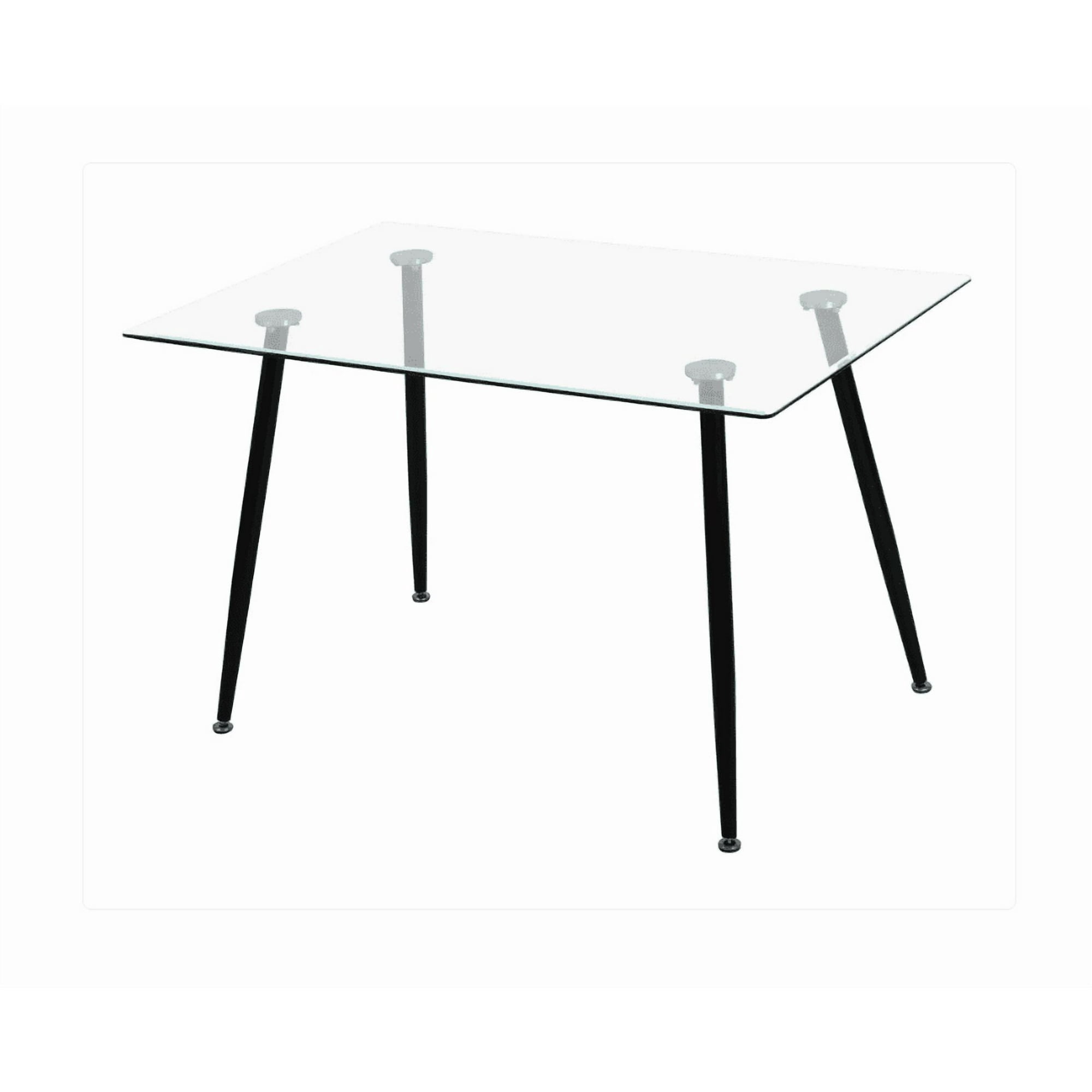 Habita2 Chile - Mesa Rectangular Prince 160 Vidrio - Black