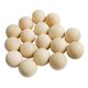 thumbnail image 1 of 100 Piezas De Cuentas De Madera Redondas A Granel Espaciador Suelto Para Manualidades 10mm, 1 of 5