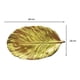 thumbnail image 4 of Bandeja Plato Decorativa Dorada Nordica Con Forma De Hoja, 4 of 4