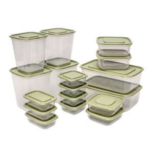 Magideal - 17X Cajas De Pan Contenedor De Pan Contenedor De Almacenamiento Pp Pan Bagel Transparente Contenedores De Pan Con Tapa Soporte De Pan Para Mantener El Verde Claro