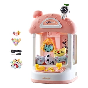 Bothyi - Máquina De Juego De Garra Para Niños Y Niñas, Emocionante Juguete Expendedor De Regalos Navideños En Interiores, Color Rosa, 20 Muñecas