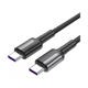 thumbnail image 1 of Cable Kuulaa Tipo C A Usb-c Carga Rápida 65w Largo 1 Metro Negro, 1 of 2