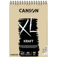 Croquera Dibujo Canson Xl Kraft 90Gr A4 21X29Cm 60 Hojas
