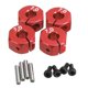 thumbnail image 3 of Adaptador De Cubo Hexagonal De Rueda De 4X12 Mm De 7 Mm De Grosor Para Actualizaciones De Coche RC 1/10 Rojo, 3 of 5