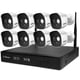 thumbnail image 1 of Kit NVR inalámbrico Sistema de 8 Cámaras de seguridad IP Wifi 1080P 2MP Sricam NVS002, 1 of 7