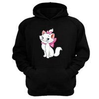Genérico - Polerón Canguro Gatos Aristócratas Negro Talla M Unisex