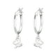 thumbnail image 1 of Aros Colgante Plata 925 Forma Mariposa Plateado, 1 of 2