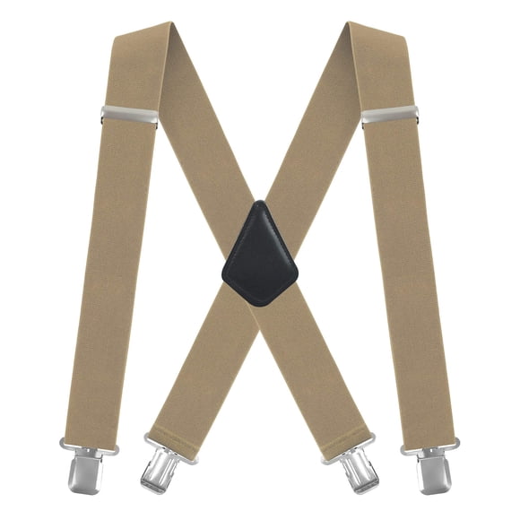 Tirantes Moulen ajustables de 5 cm, color caqui, diseño X‑back