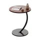 thumbnail image 1 of Mesa Lateral con Diseño Curvo para Sala y Dormitorio marron 61, 1 of 6