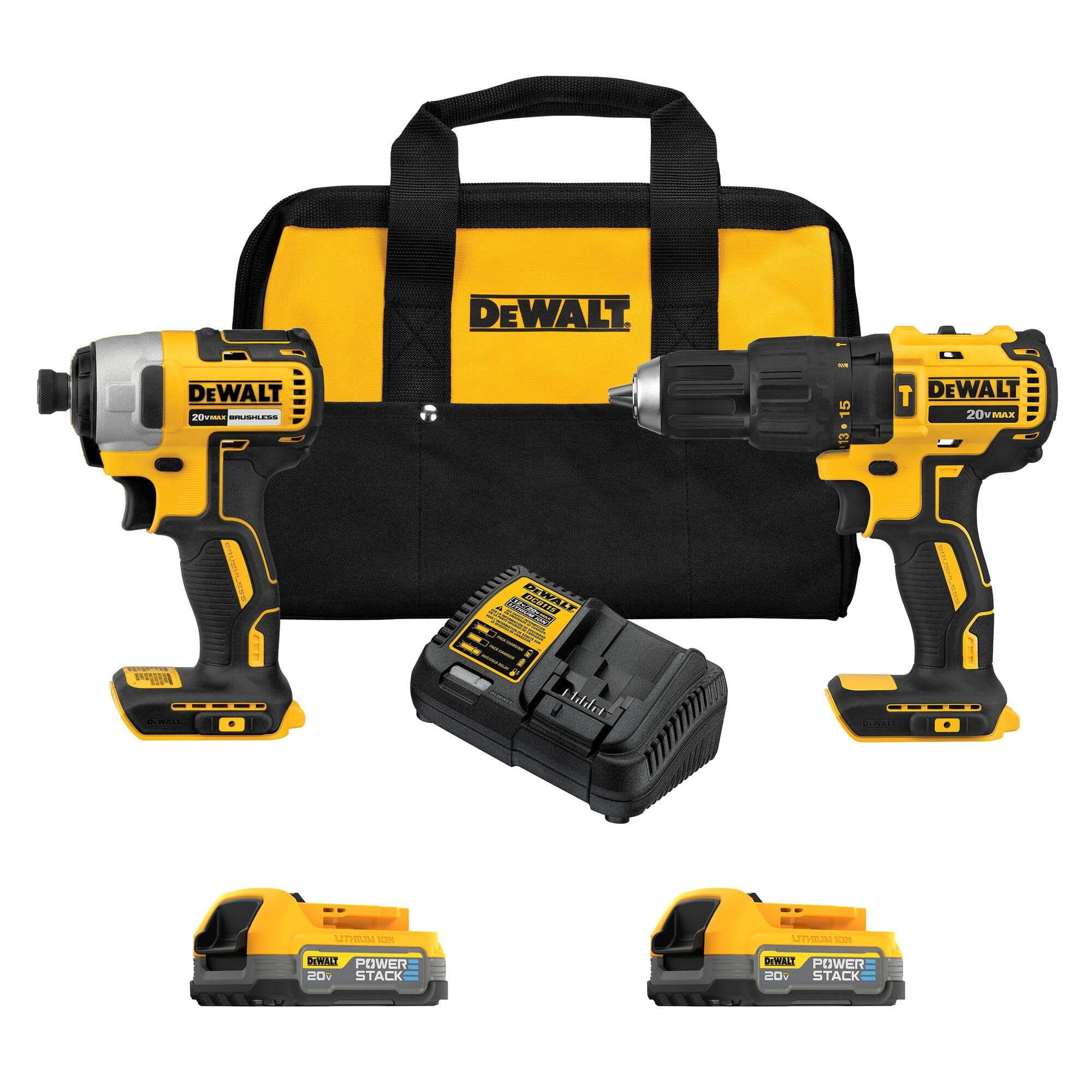 Juego De Herramientas Eléctricas Dewalt 20v Max Taladro E Impactador
