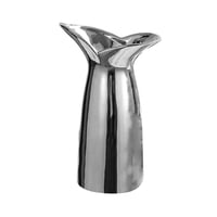 Bothyi - Florero De Cerámica Elegante Florero Decorativo Para Mueble De Tv Decoración Del Hogar Oficina Plata