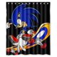 thumbnail image 1 of Cortina de ducha Sonic The Hedgehog, juego de cortina de baño con ganchos, tamaño 60 x 72 pulgadas, 1 of 3