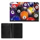 thumbnail image 2 of Billar Porta Pasaporte y Cartera de Viaje Premium de Cuero PU, Funda de Pasaporte Bloqueo RFID con Ranuras para Tarjetas de Crédito, Estuche para Libro de Pasaporte para Familia 10cm × 15cm, 2 of 6