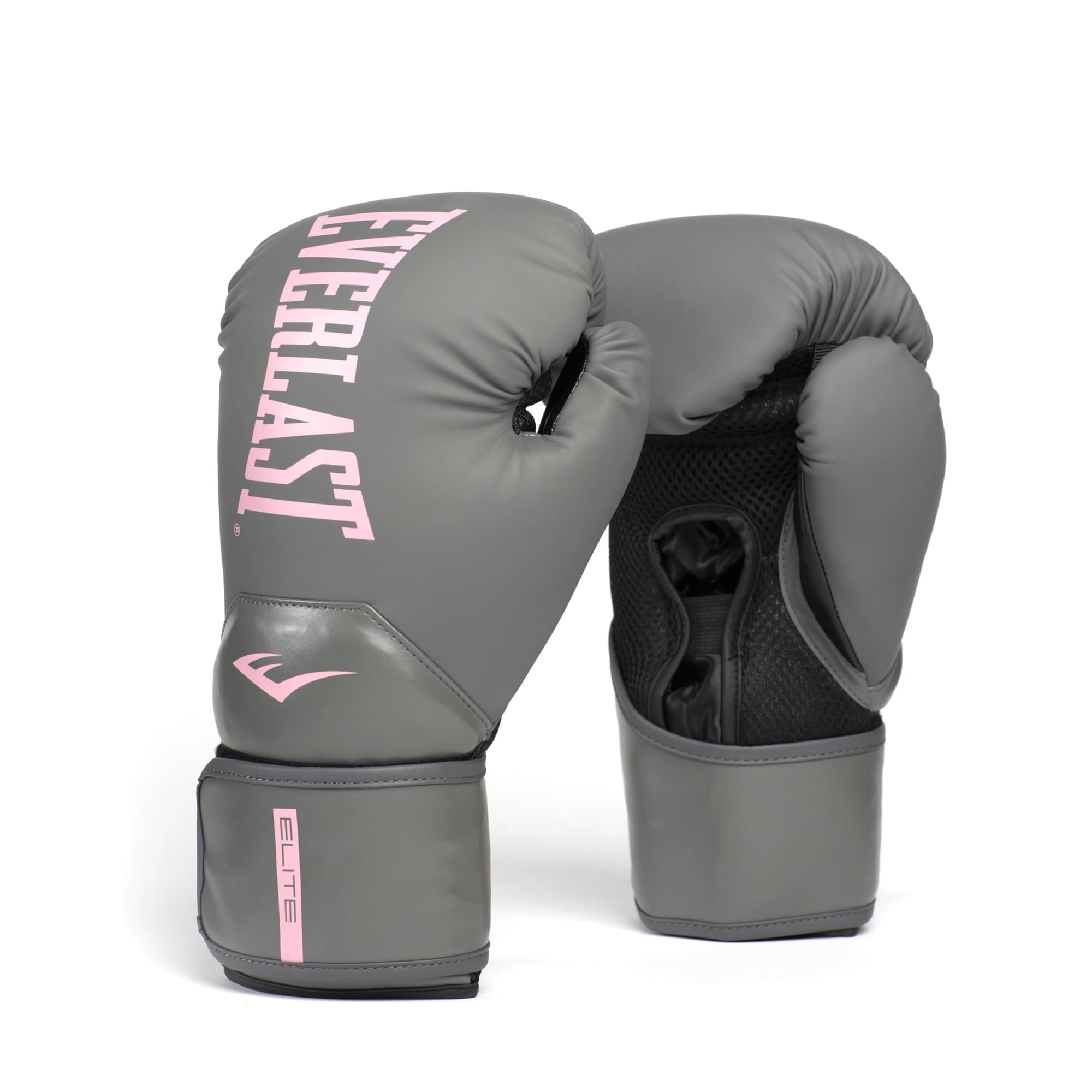 Guantes De Boxeo Everlast Elite 2 Pro Training 12 Oz Gris/rosa