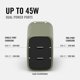 thumbnail image 2 of Cargador de Pared The Ridge 45W Dual USB‑C Oliva Mate, 2 of 7