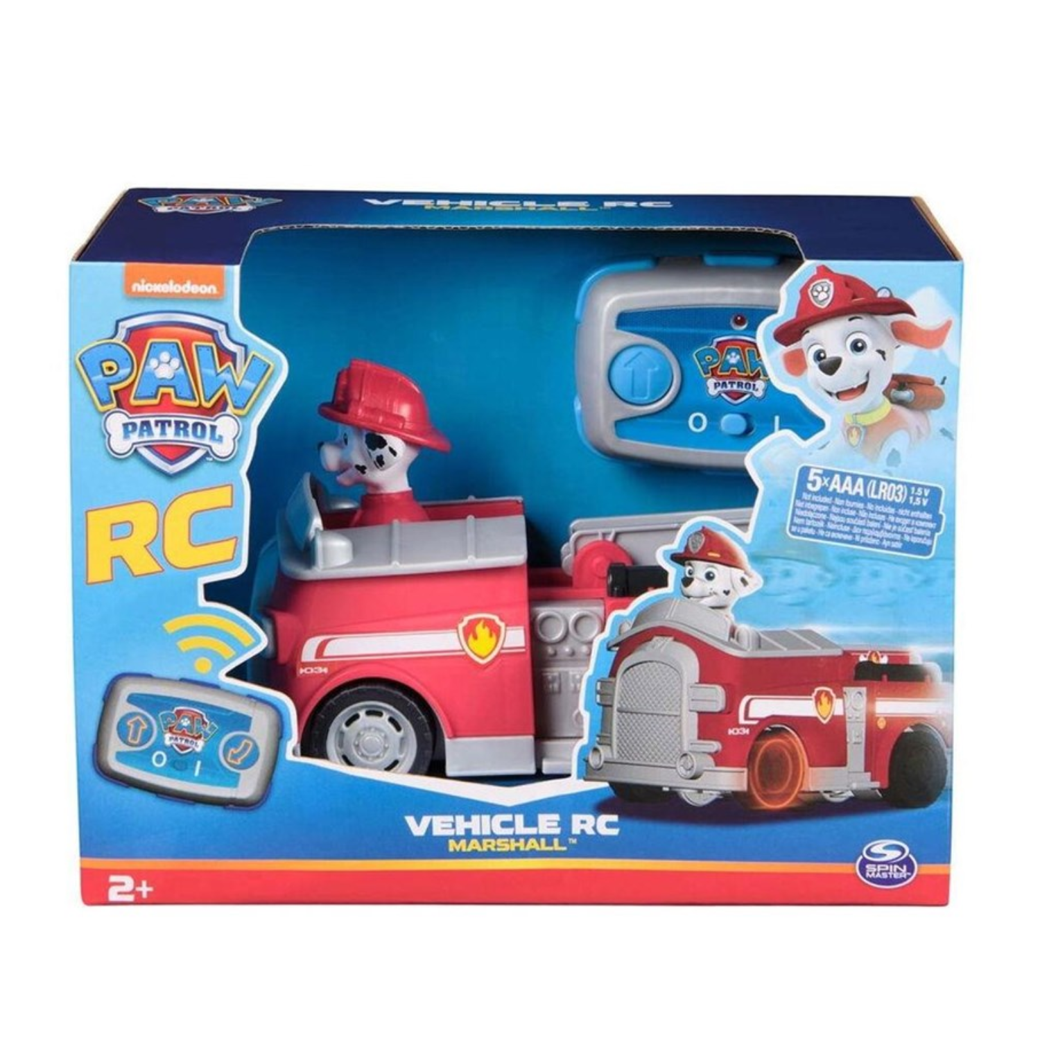Auto A Control Remoto Con Figura De Marshall Paw Patrol