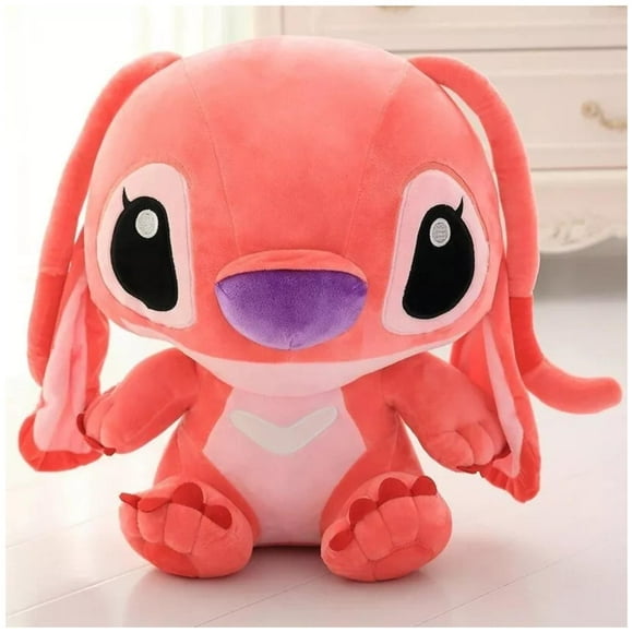 Juguete Peluche Angel Bebe 80cm Con Sonidos Rosado