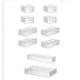 thumbnail image 5 of Organizador De Maquillaje, Cesta De Almacenamiento De Escritorio Acrílica Para Encimera De Tocador, 10 Piezas, 5 of 5