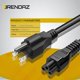 thumbnail image 3 of Cable de alimentación BRENDAZ 4,5 m 3 clavijas (paquete de 5) C5, 3 of 6