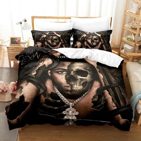 YoungBoy Never Broke Again Bedding Set Duvet Cover Bed Set Quilt Cover Pillowcase Comforter Boys Adult