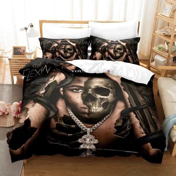 YoungBoy Never Broke Again Bedding Set Duvet Cover Bed Set Quilt Cover Pillowcase Comforter Boys Adult