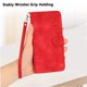 thumbnail image 4 of Funda Flip Premium Fibra de Carbono para iPhone 14 con Soporte y Cierre Rojo, 4 of 6