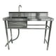 thumbnail image 1 of Lavafondos Acero Inox. 120x60x90 cm. Secador derecho, 1 of 10