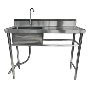 Prochef - Lavafondos Acero Inox. 120X60X90 Cm. Secador Derecho