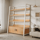 thumbnail image 1 of Repisa Estanteria Madera Modelo Roma 4 Niveles 180*140*35 2 Puertas Xp 2, 1 of 3