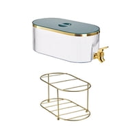 Bothyi - Jarra De Agua Con Grifo Dispensador De Bebidas Heladas Transparentes Para Boda Camping Hogar Verde