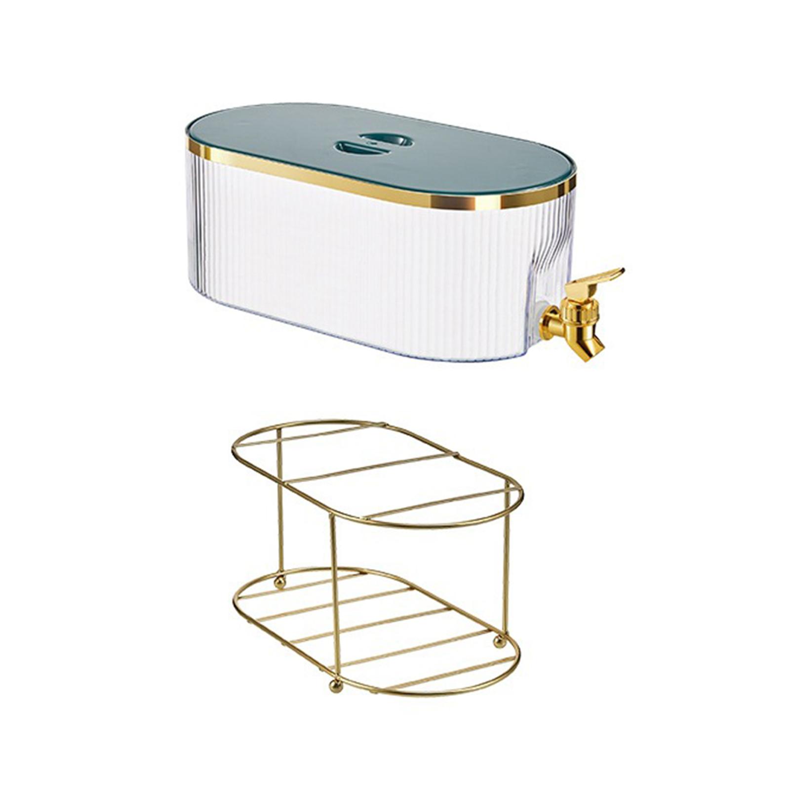 Bothyi - Jarra De Agua Con Grifo Dispensador De Bebidas Heladas Transparentes Para Boda Camping Hogar Verde