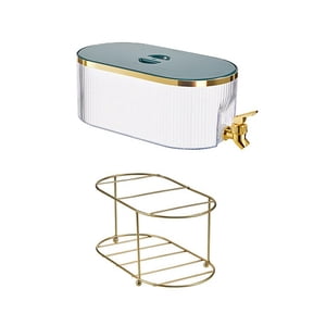 Bothyi - Jarra De Agua Con Grifo Dispensador De Bebidas Heladas Transparentes Para Boda Camping Hogar Verde