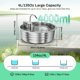 thumbnail image 2 of Fuente de agua para gatos EZMioo de acero inoxidable de 4 L, ultrasilenciosa, 2 of 7